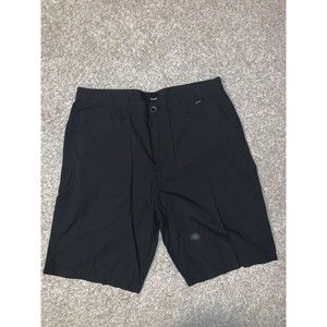 Men's Hurley OAO Southside Cotton 20" Length Shorts - Black - Size 34 -